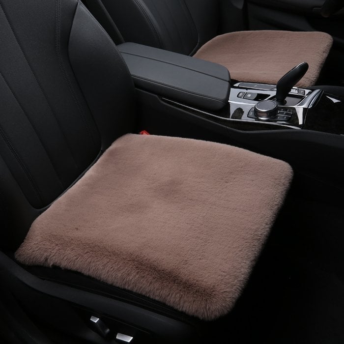 Cojín de asiento de coche de felpa-ES