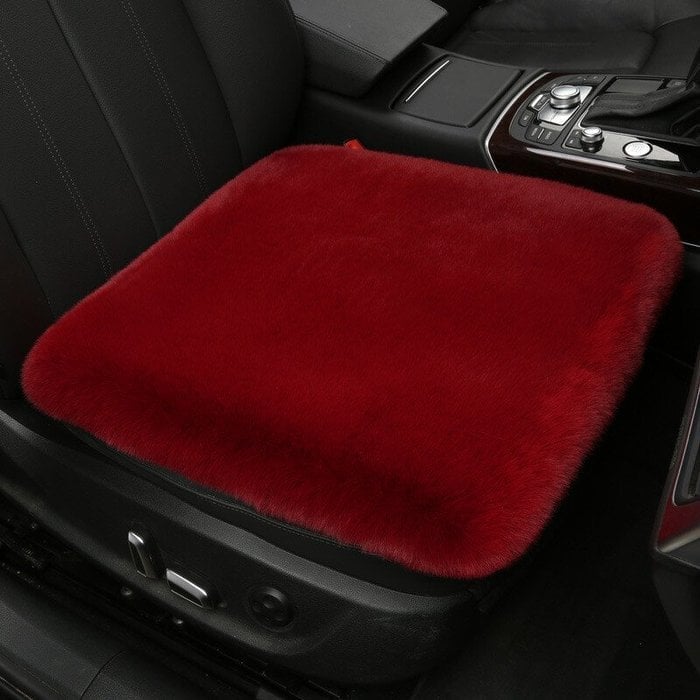 Cojín de asiento de coche de felpa-ES