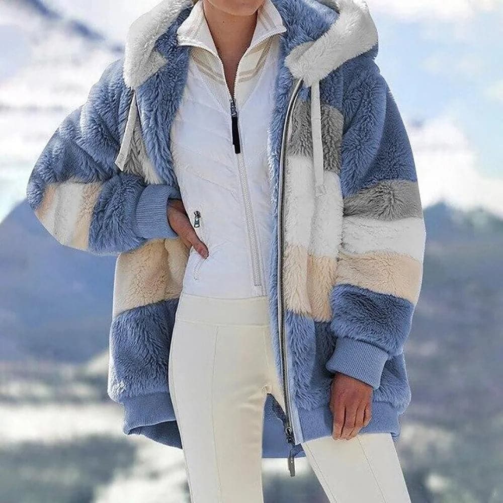 Nueva chaqueta de algodón en color contrastante.-ES