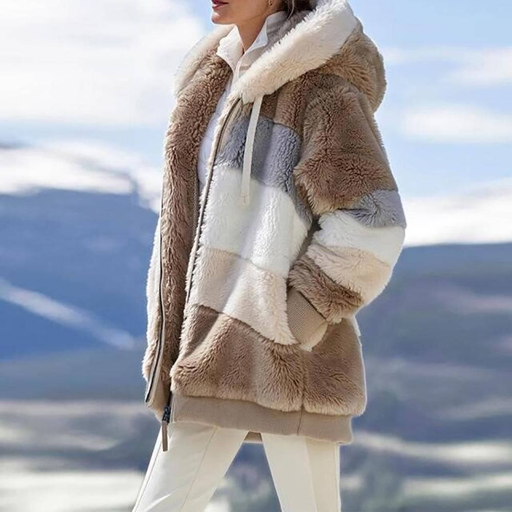 Nueva chaqueta de algodón en color contrastante.-ES