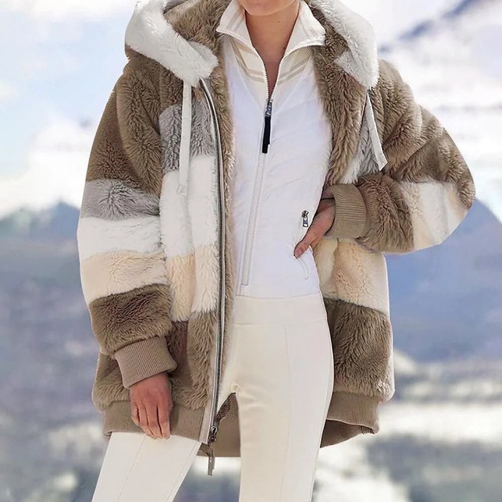 Nueva chaqueta de algodón en color contrastante.-ES