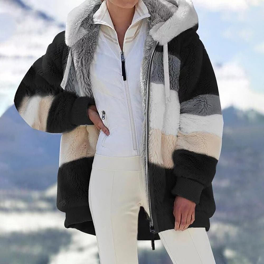 Nueva chaqueta de algodón en color contrastante.-ES