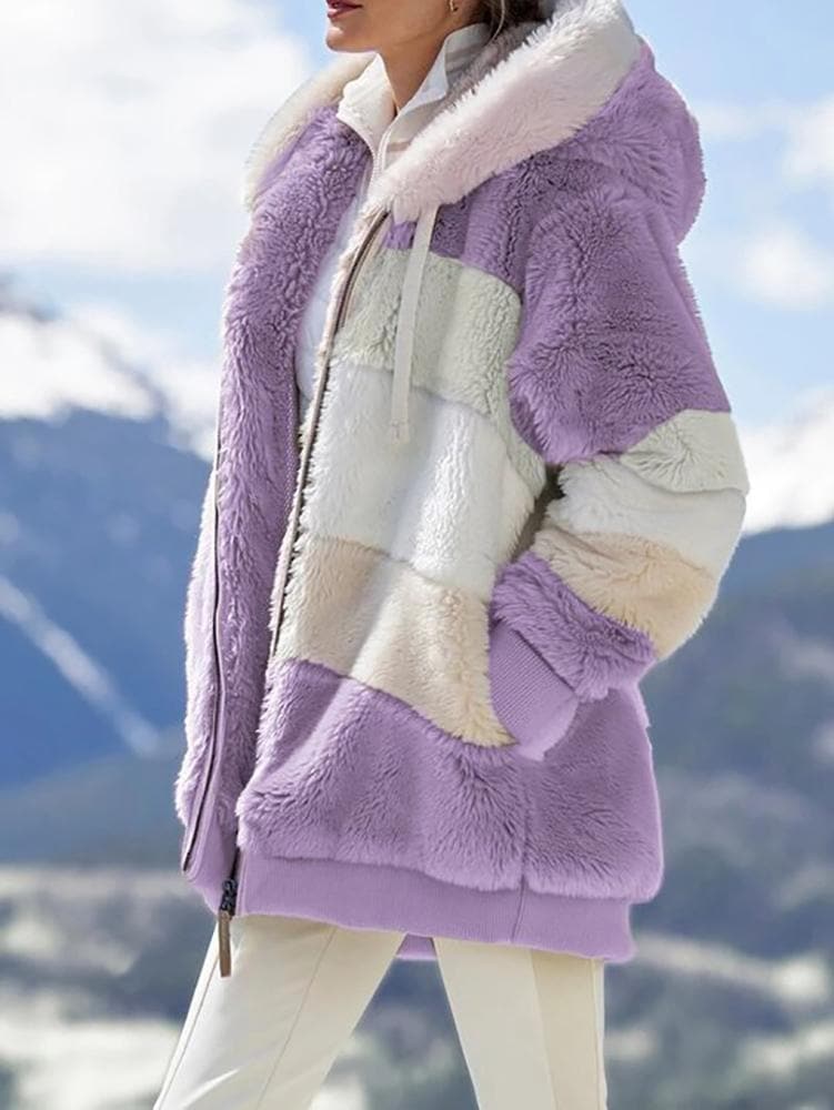 Nueva chaqueta de algodón en color contrastante.-ES