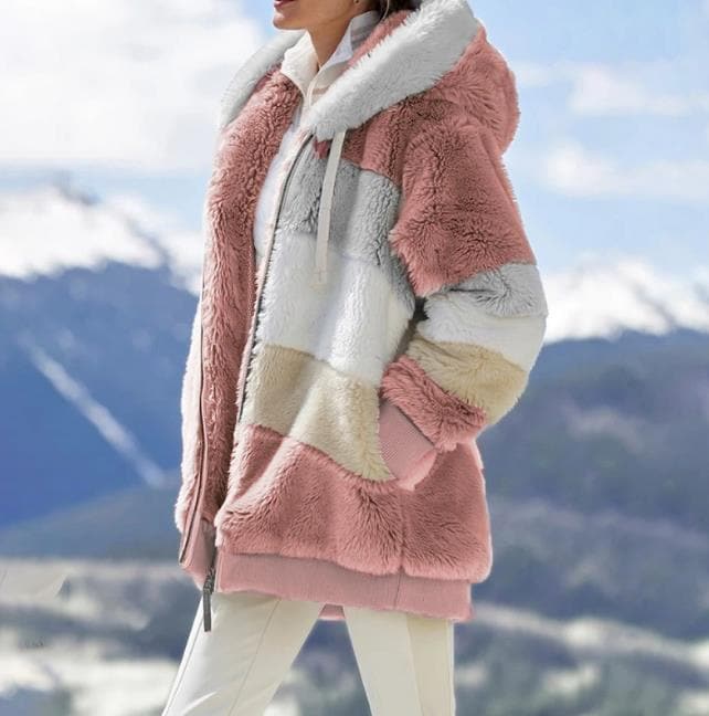 Nueva chaqueta de algodón en color contrastante.-ES