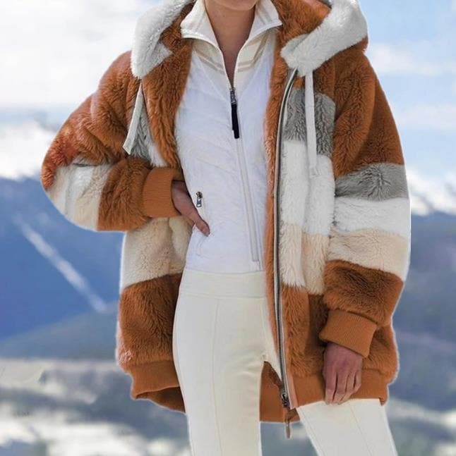 Nueva chaqueta de algodón en color contrastante.-ES