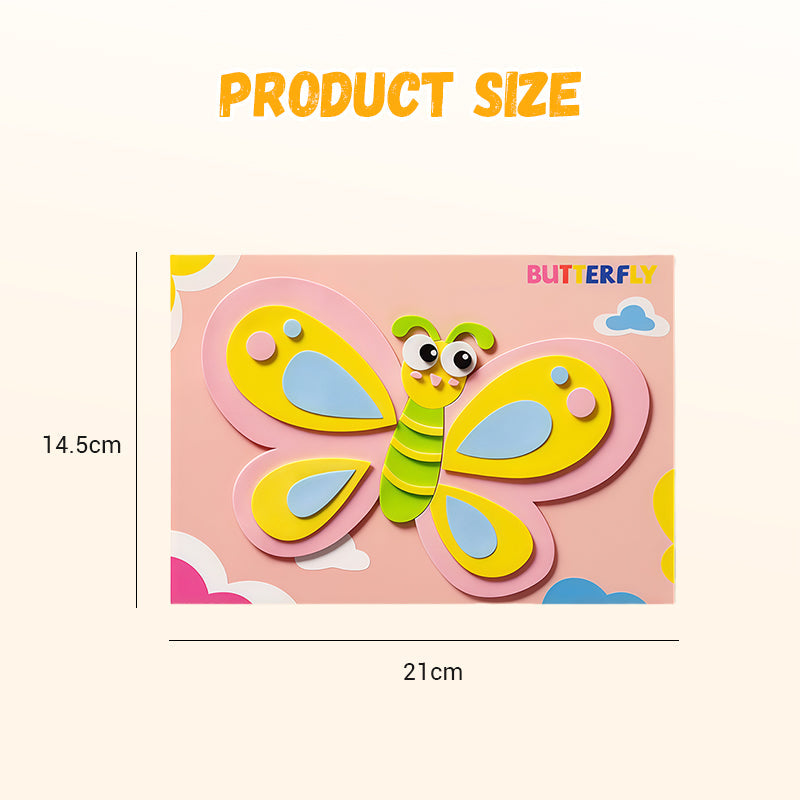 🧩🎨Manualidad DIY con pegatinas 3D de EVA para niños🎁-ES