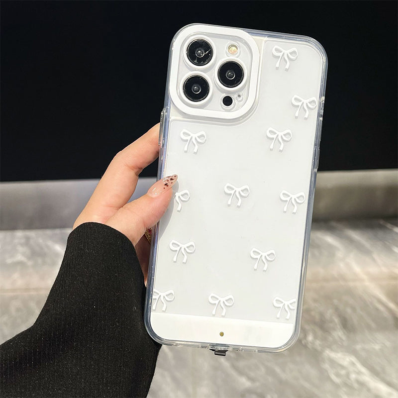 ✨Απίστευτα δημοφιλής📱Θήκη κινητού τηλεφώνου με φιόγκο σε σχήμα αστραφτερού φιόγκου-GR