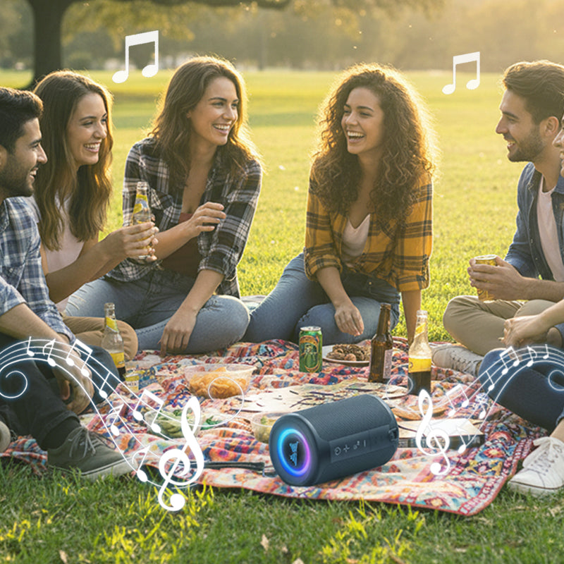 🎵 Φορητό αδιάβροχο ηχείο Bluetooth-GR