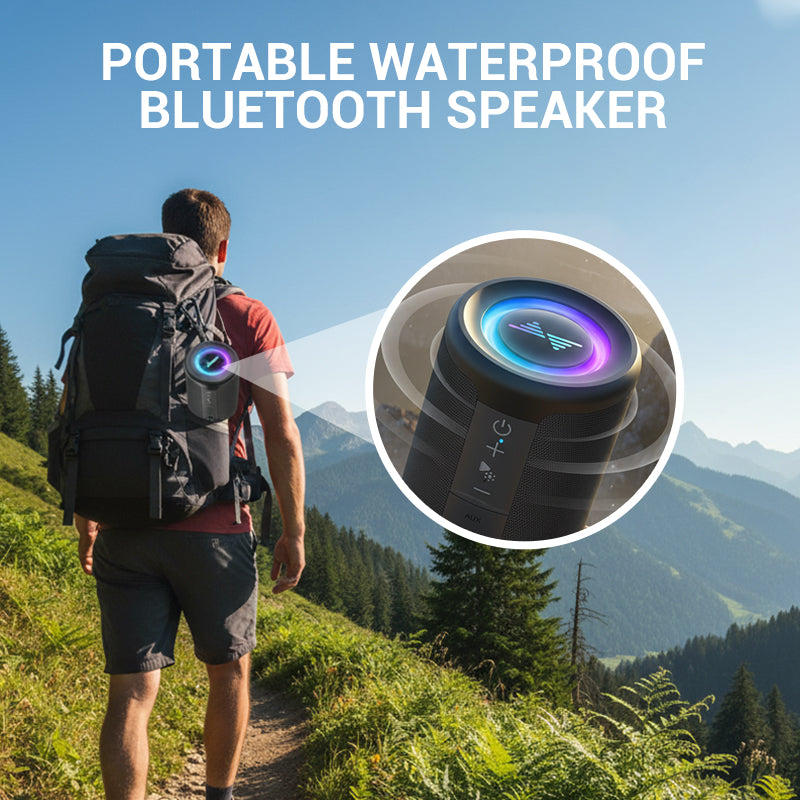 🎵 Φορητό αδιάβροχο ηχείο Bluetooth-GR