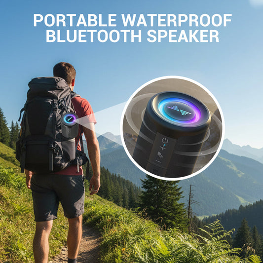 🎵 Prenosni vodoodporni Bluetooth zvočnik-SI