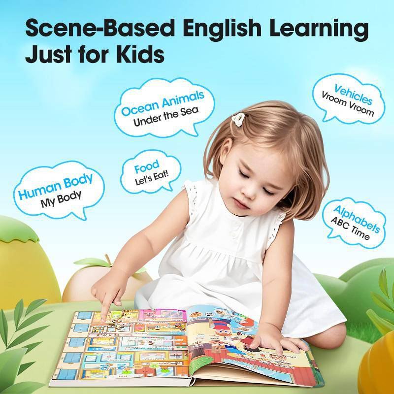 Audiolibro interactivo de aprendizaje de inglés para niños.-ES