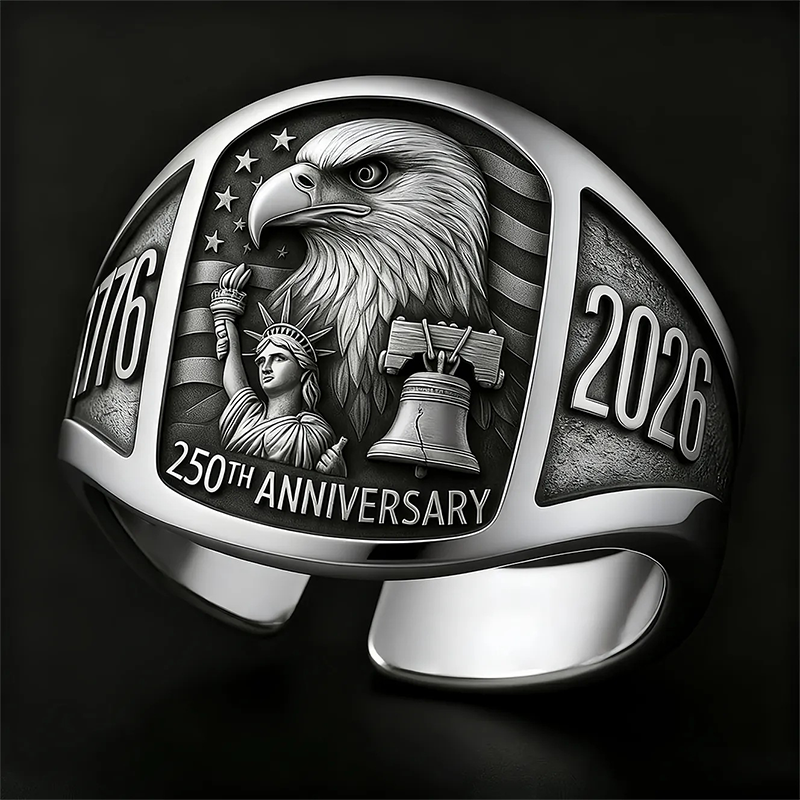 Anillo conmemorativo del águila por el 250 aniversario (1776-2026)-ES