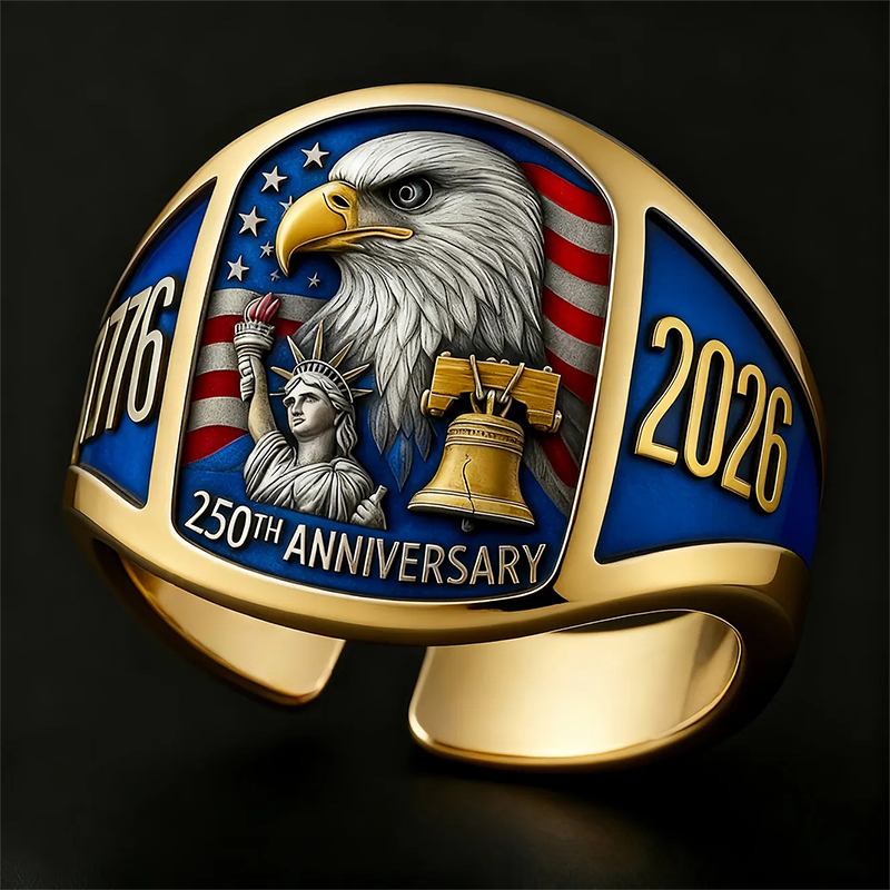 Anillo conmemorativo del águila por el 250 aniversario (1776-2026)-ES