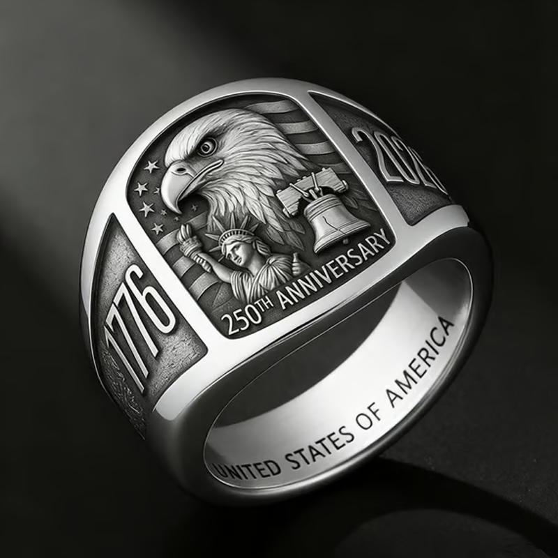 Anillo conmemorativo del águila por el 250 aniversario (1776-2026)-ES