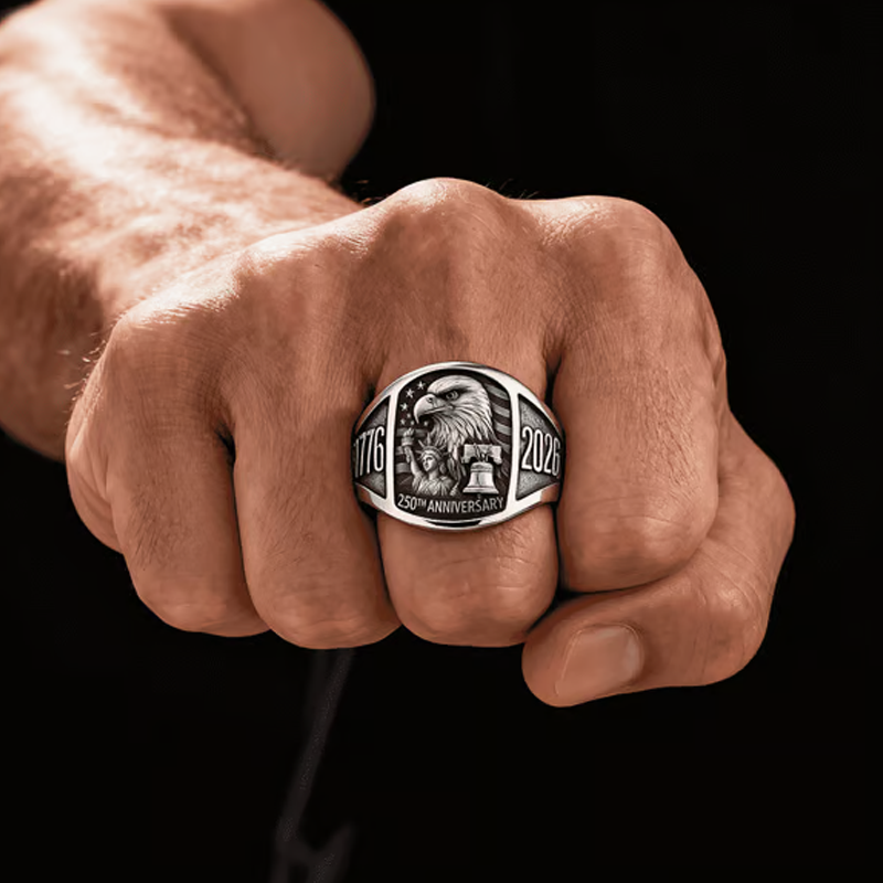 Anillo conmemorativo del águila por el 250 aniversario (1776-2026)-ES