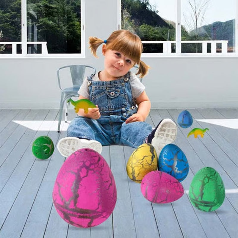 ✨ Huevos de dinosaurio eclosionados y en crecimiento: diversión mágica de Pascua para niños 🐣🦖💫-ES