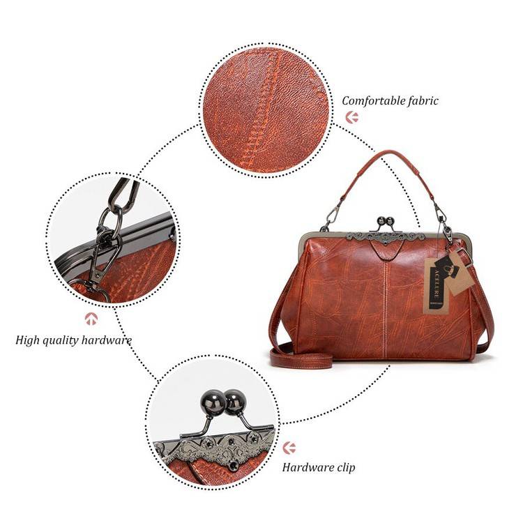 💖[El mejor regalo] Elegante bolso de estilo retro-ES
